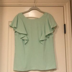 NWT Banana Republic Seabreeze Ruffle Blouse